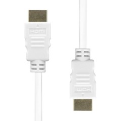 "ProXtend HDMI Cable 2M White - High-Quality, Durable, Superior Performance (HDMI-002W)"